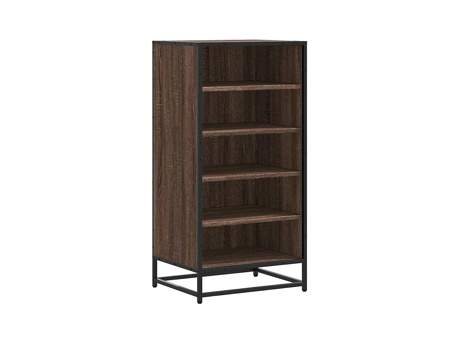 Étagère à chaussures chêne marron 48x38x97,5 cm bois ingénierie