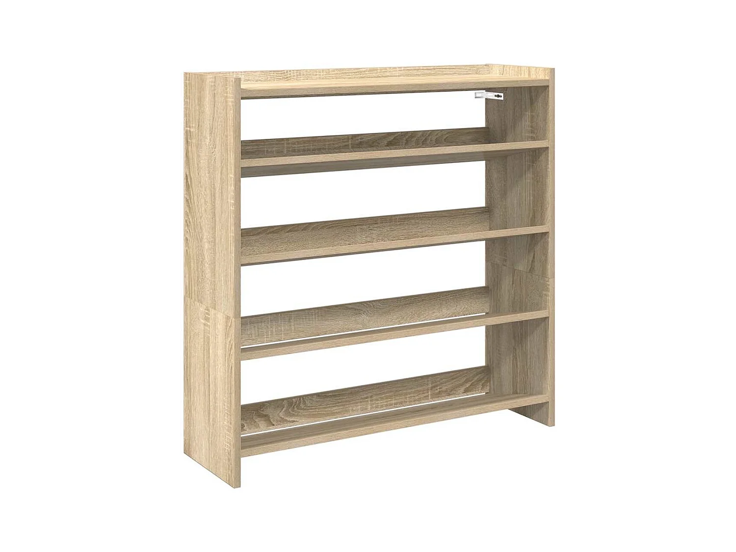 Étagère à chaussures chêne sonoma 80x25x81 cm bois ingénierie