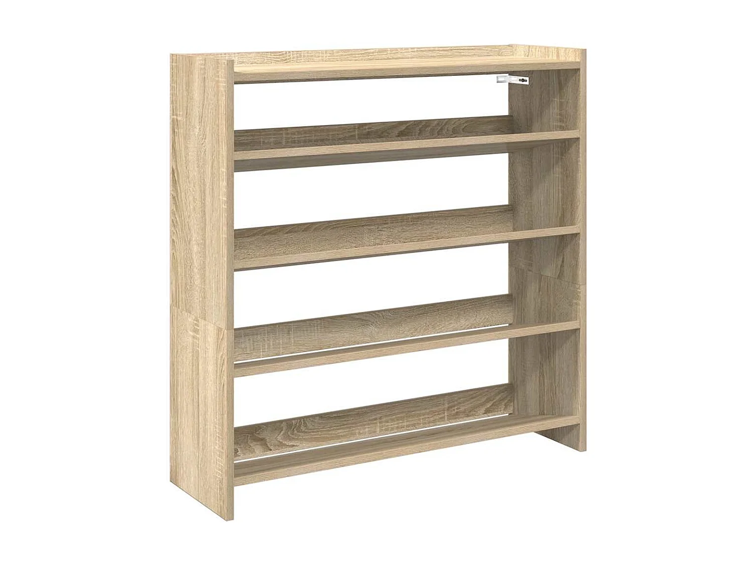 Étagère à chaussures chêne sonoma 80x25x81 cm bois ingénierie