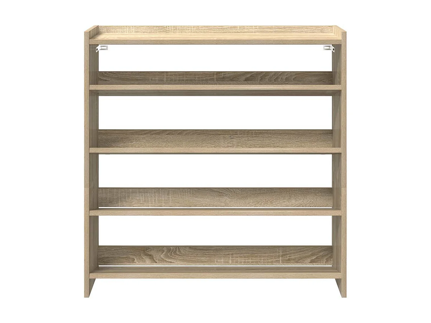 Étagère à chaussures chêne sonoma 80x25x81 cm bois ingénierie