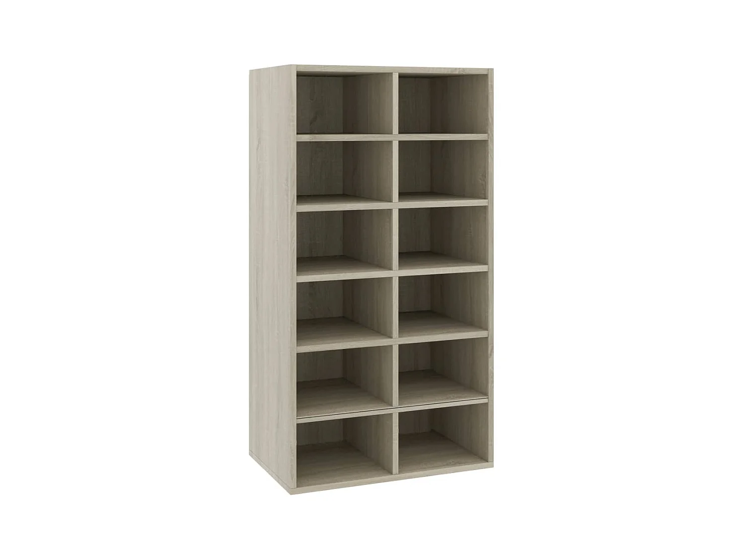 Étagère à chaussures Chêne sonoma 54x34x100,5 cm