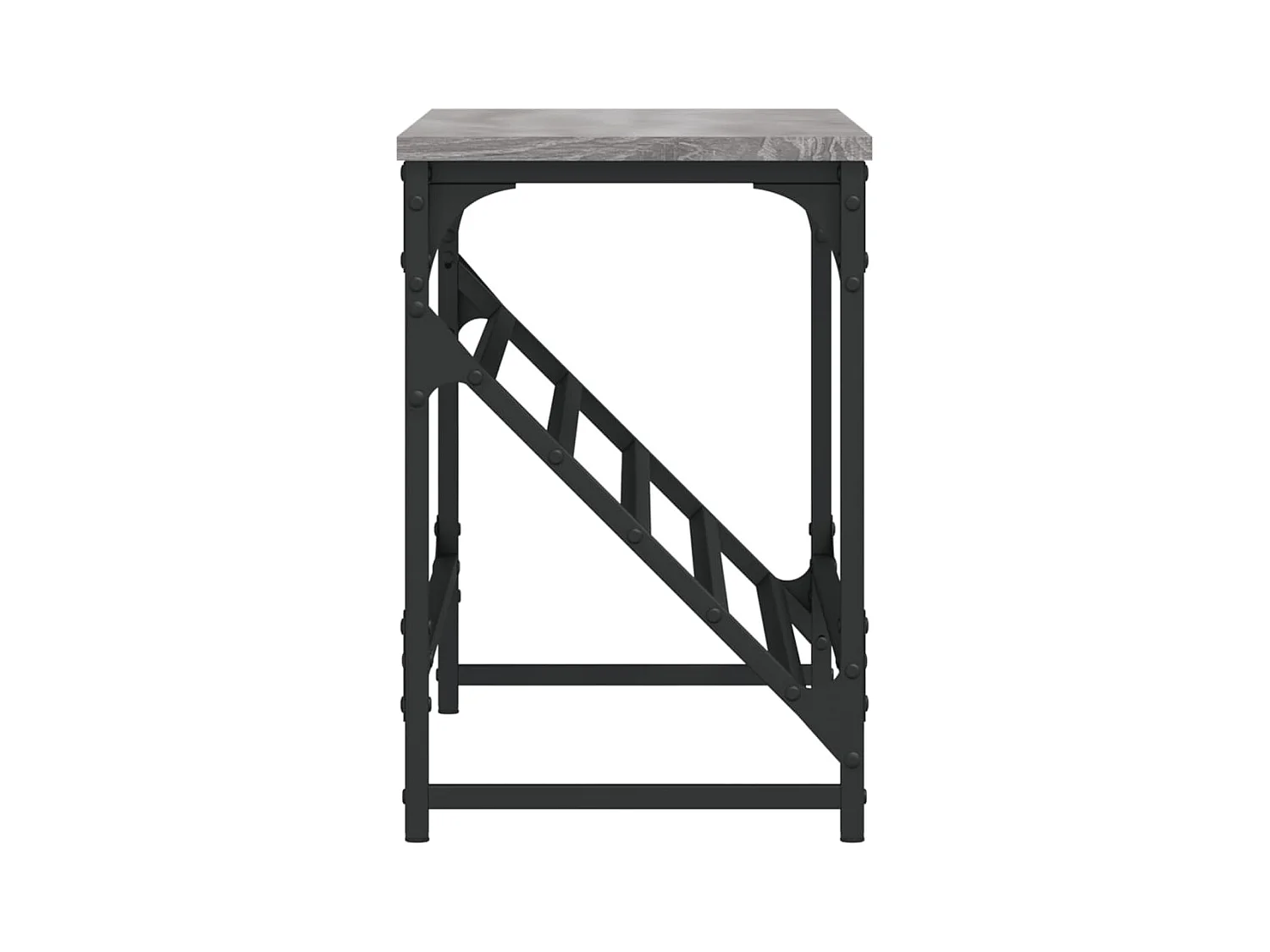 Sonoma grijs schoenenrek 90x30x45 cm bewerkt hout