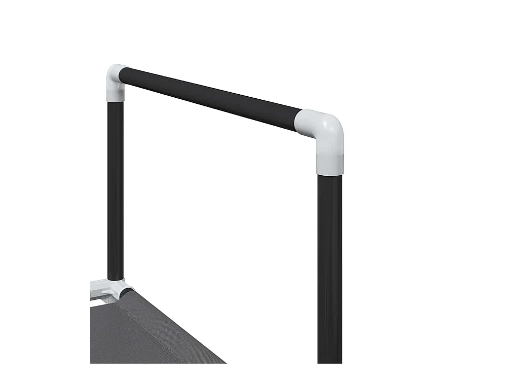 Schoenenrekken 2 stuks 10 niveaus 33x33x174cm non-woven stof