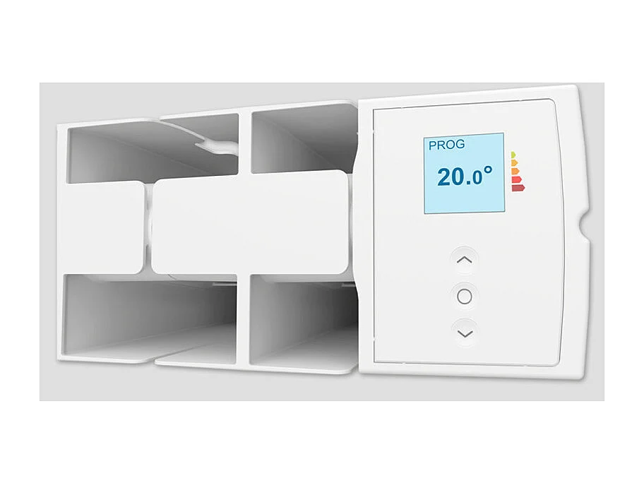 Radiateur électrique ACCESSIO digital horizontal 1500W blanc ATLANTIC 524915