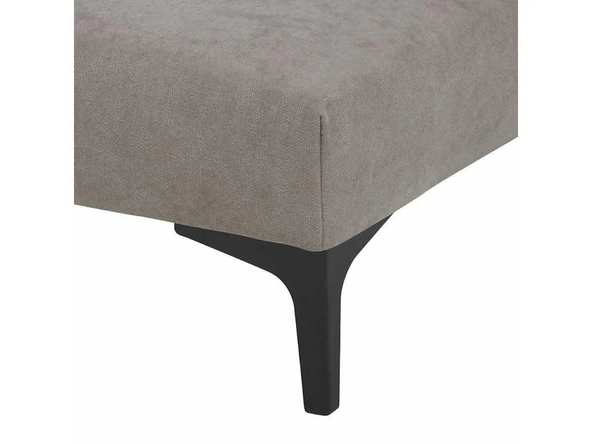 Sommier tapissier 140x190 cm bois massif lin HILIANA