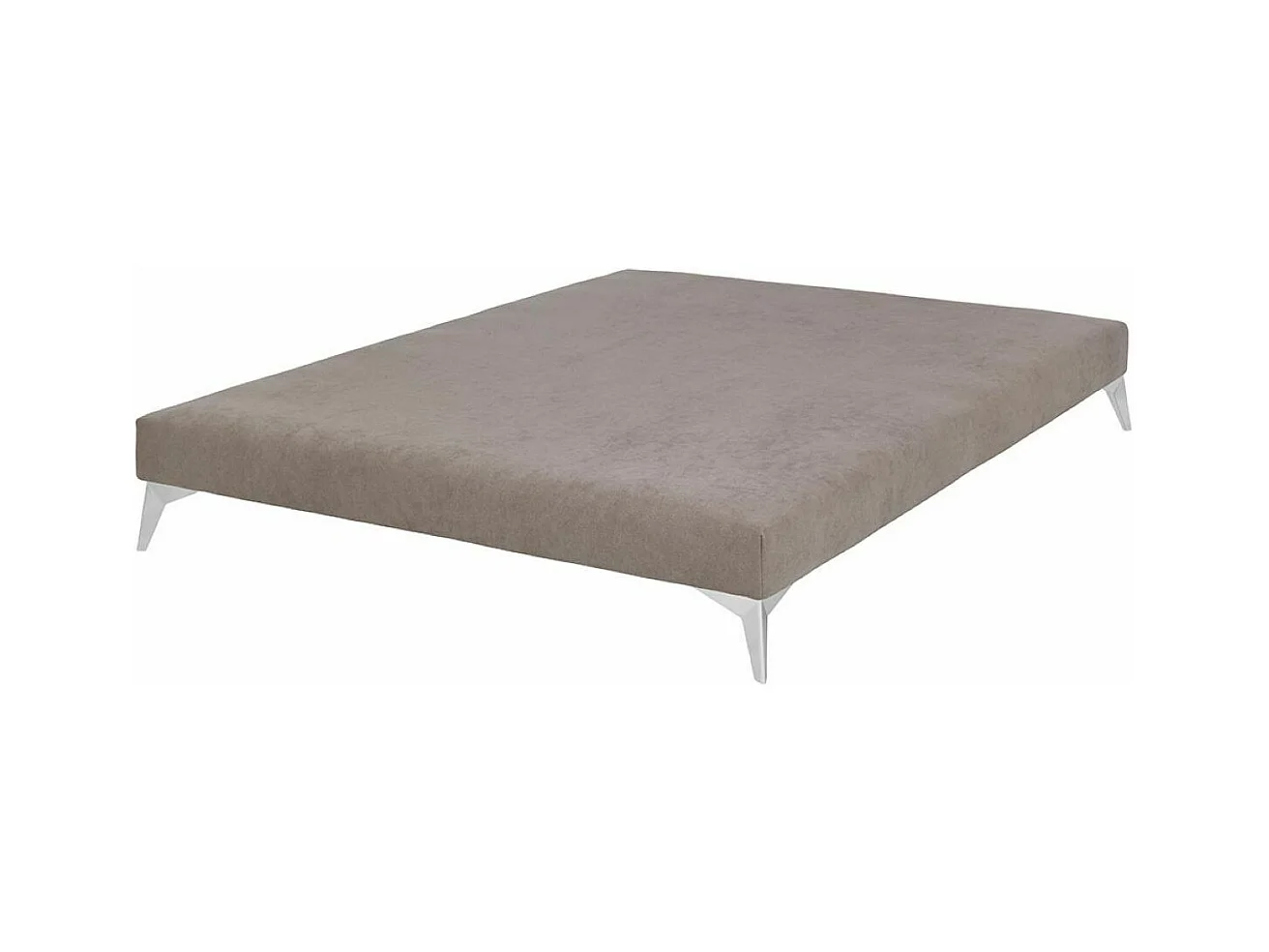 Sommier tapissier 140x190 cm bois massif lin HOCÉA