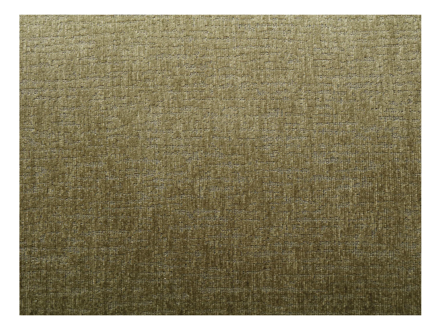 Vänstervänd bäddsoffa i grön chenille-tyg FARNETA