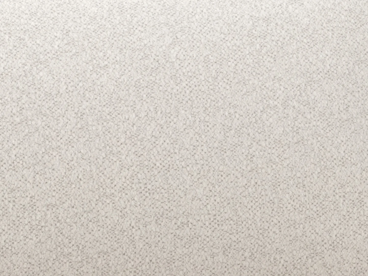 Canapé 3 places confort assise profonde en tissu chiné crème DAVISO