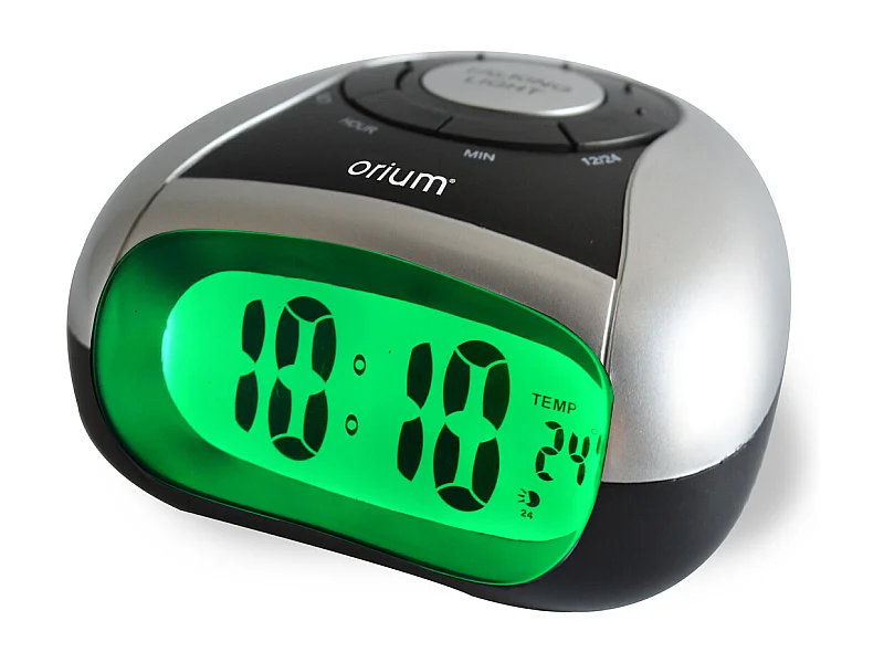 Réveil parlant séniors/enfants + température - Orium