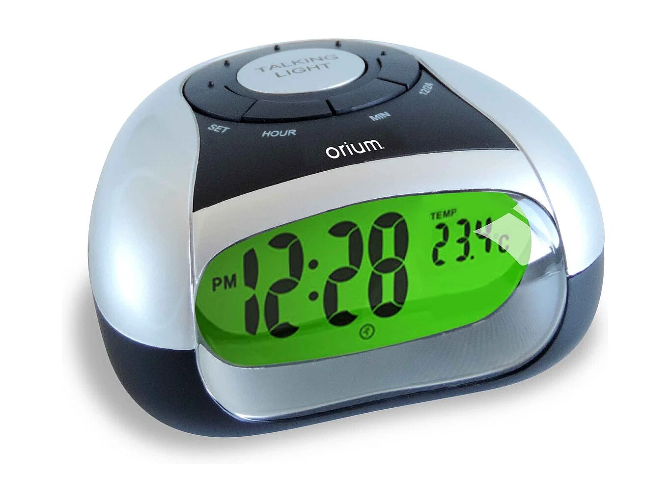 Réveil parlant séniors/enfants + température - Orium