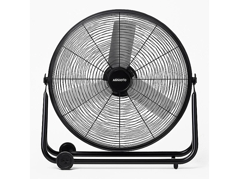 Ventilador de Suelo Industrial Hurricane 140W Ø60cm Negro Bastilipo