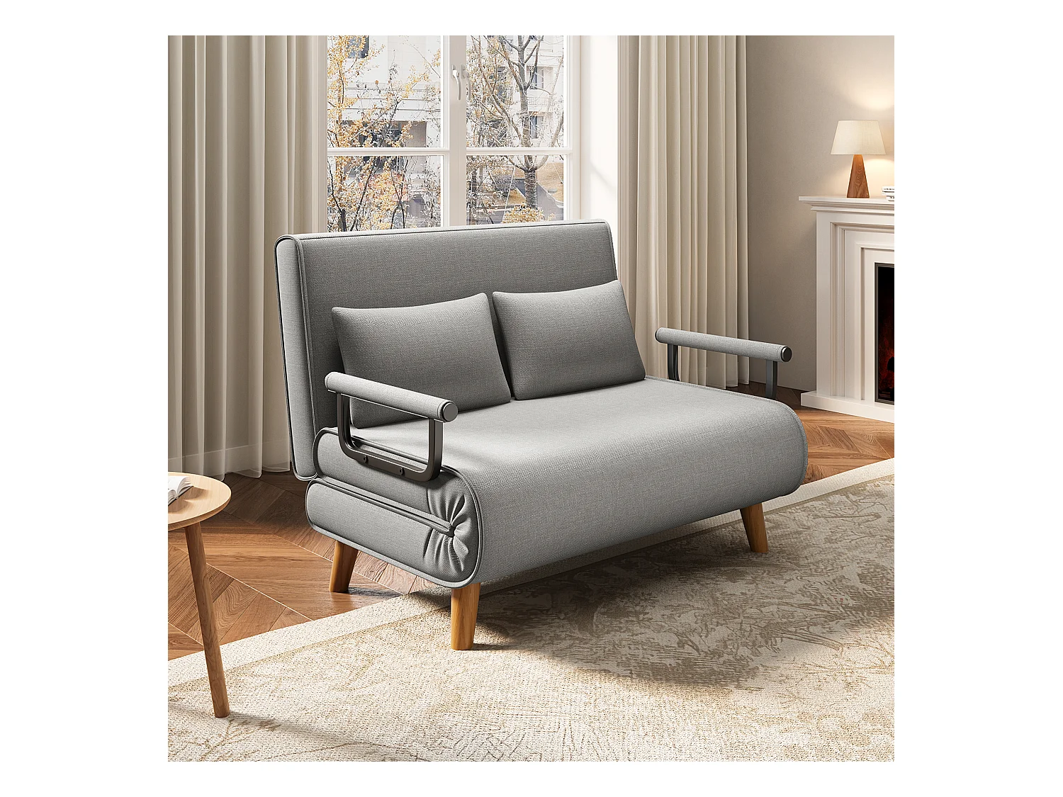 Bealife meuble de cuisine Commode à 2 tiroirs et 2 portes Buffet de cuisine Buffet de cuisine