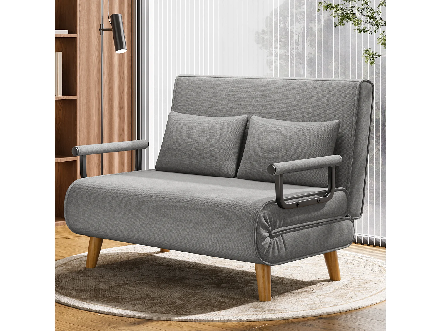 Bealife meuble de cuisine Commode à 2 tiroirs et 2 portes Buffet de cuisine Buffet de cuisine