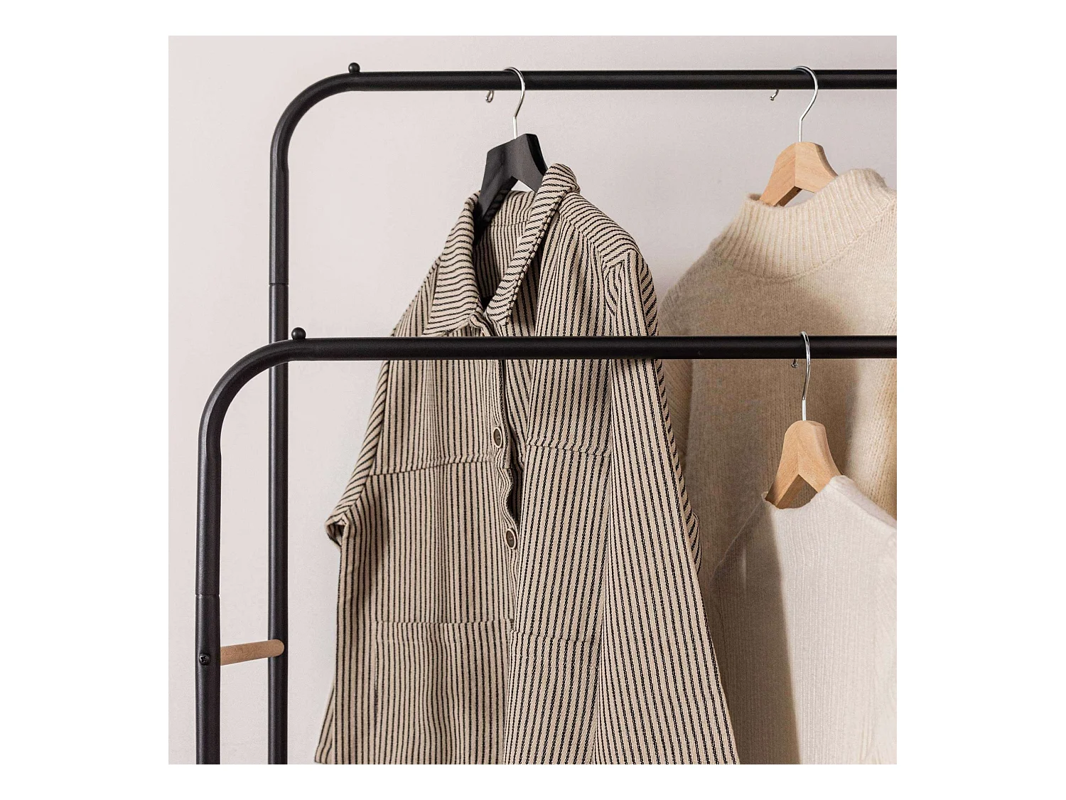 Perchero Burro  Hangy Duo 30 Negro - Newlux