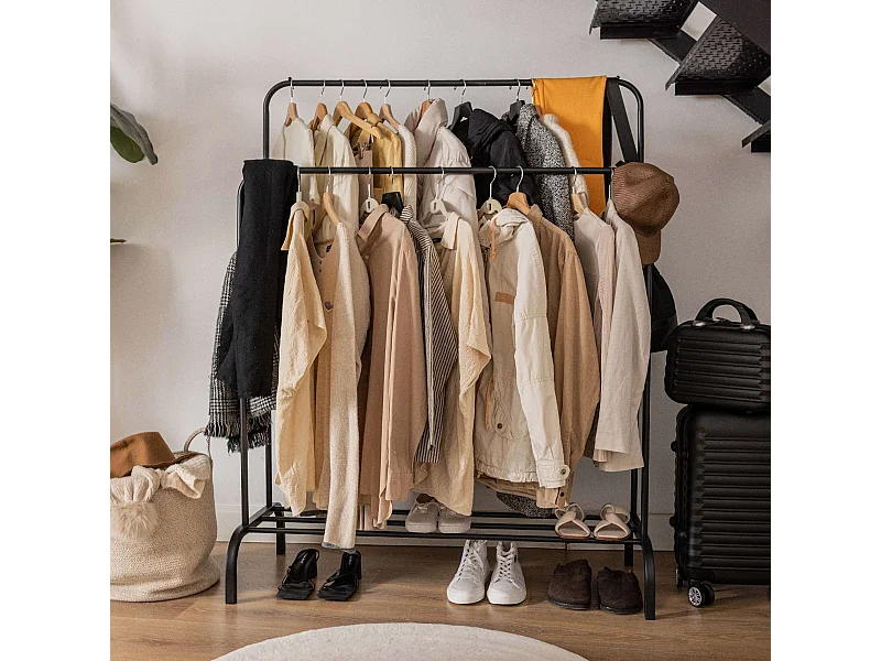 Perchero Burro  Hangy Duo 30 Negro - Newlux