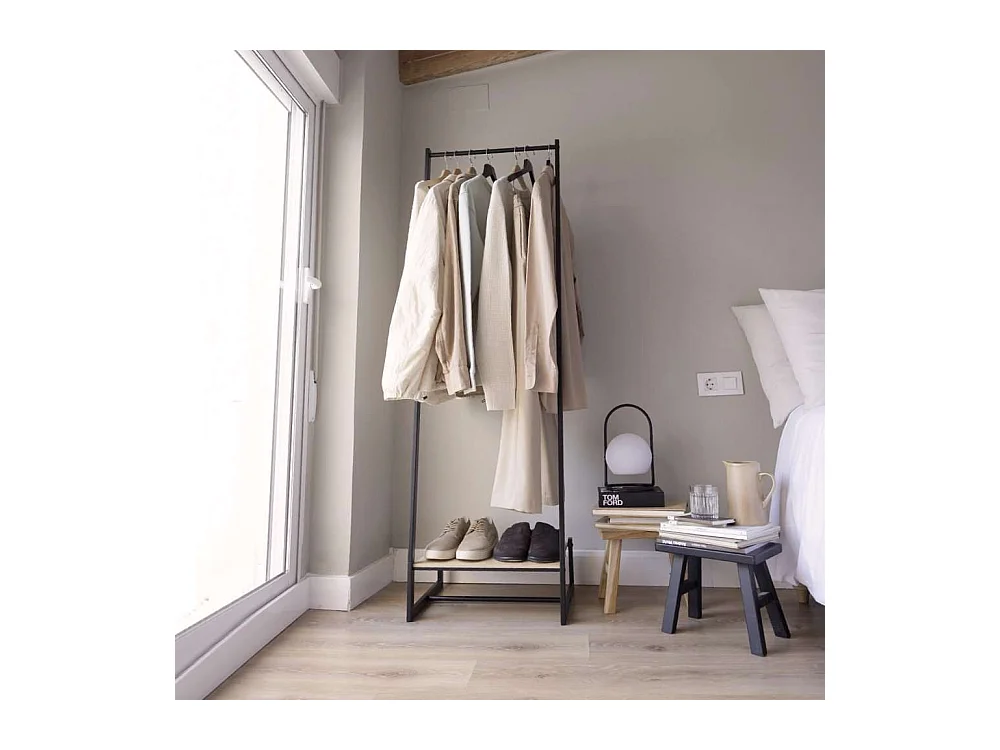 Perchero Burro  Hangy One 20 Negro - Newlux