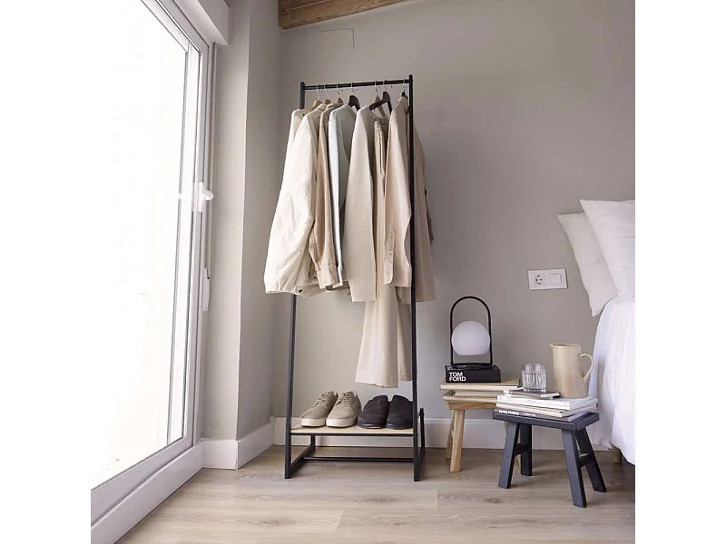 Perchero Burro  Hangy One 20 Negro - Newlux