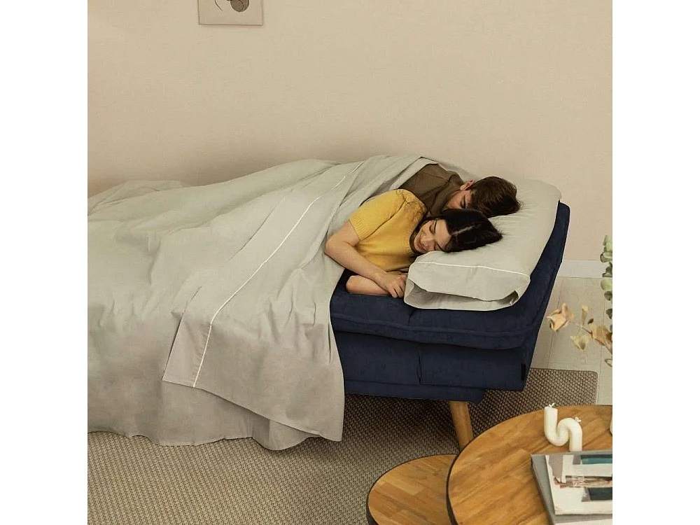 Sofá Cama  Cloud Lines Azul Marino - Nalui