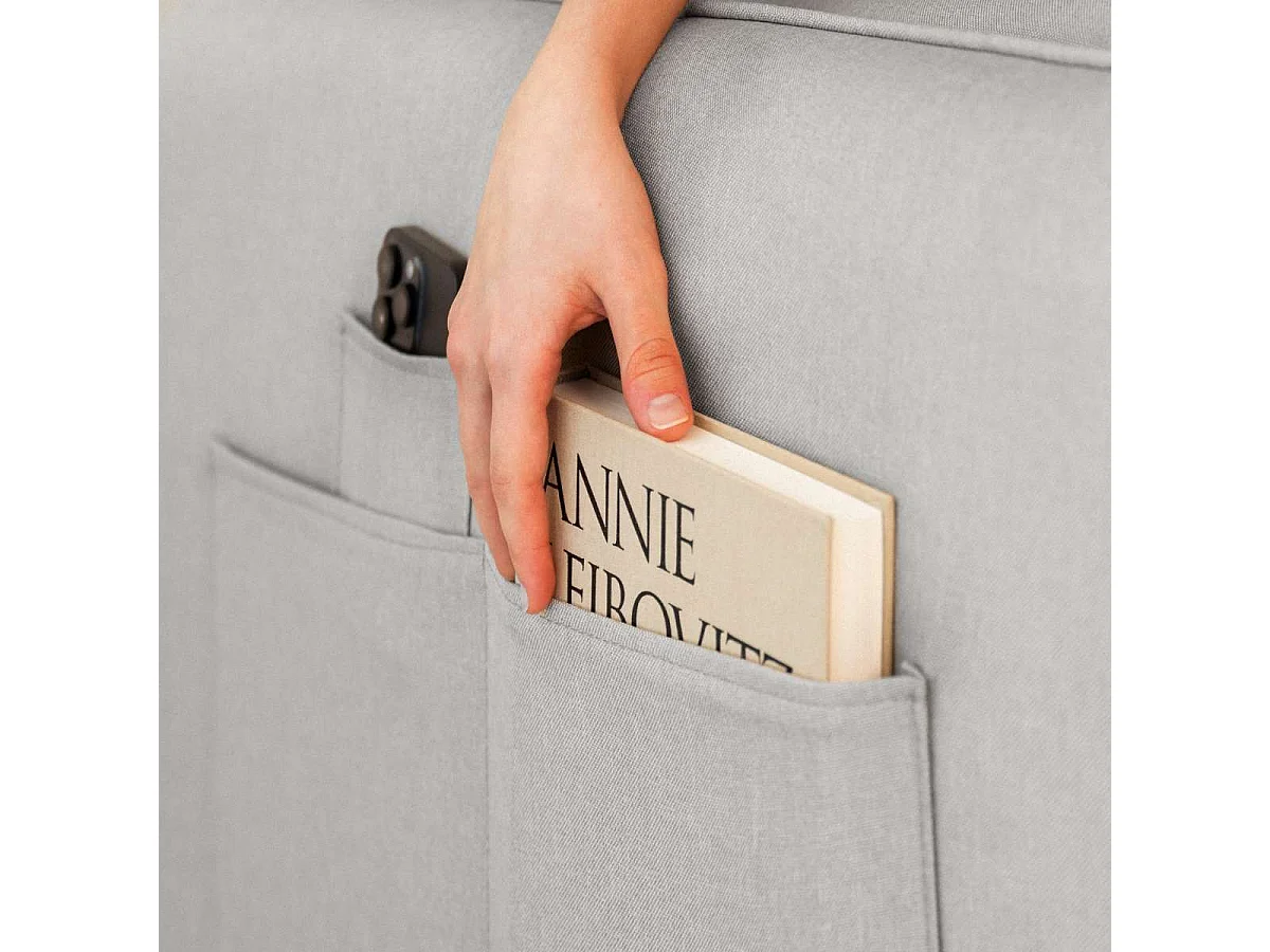 Sofá Cama  Nest 3 Gris - Nalui