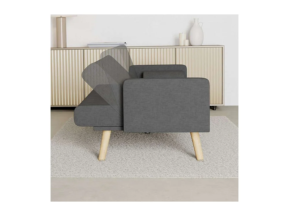 Sofá Cama  One Dots Gris Antracita - Nalui