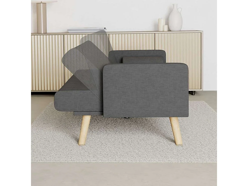 Sofá Cama  One Dots Gris Antracita - Nalui