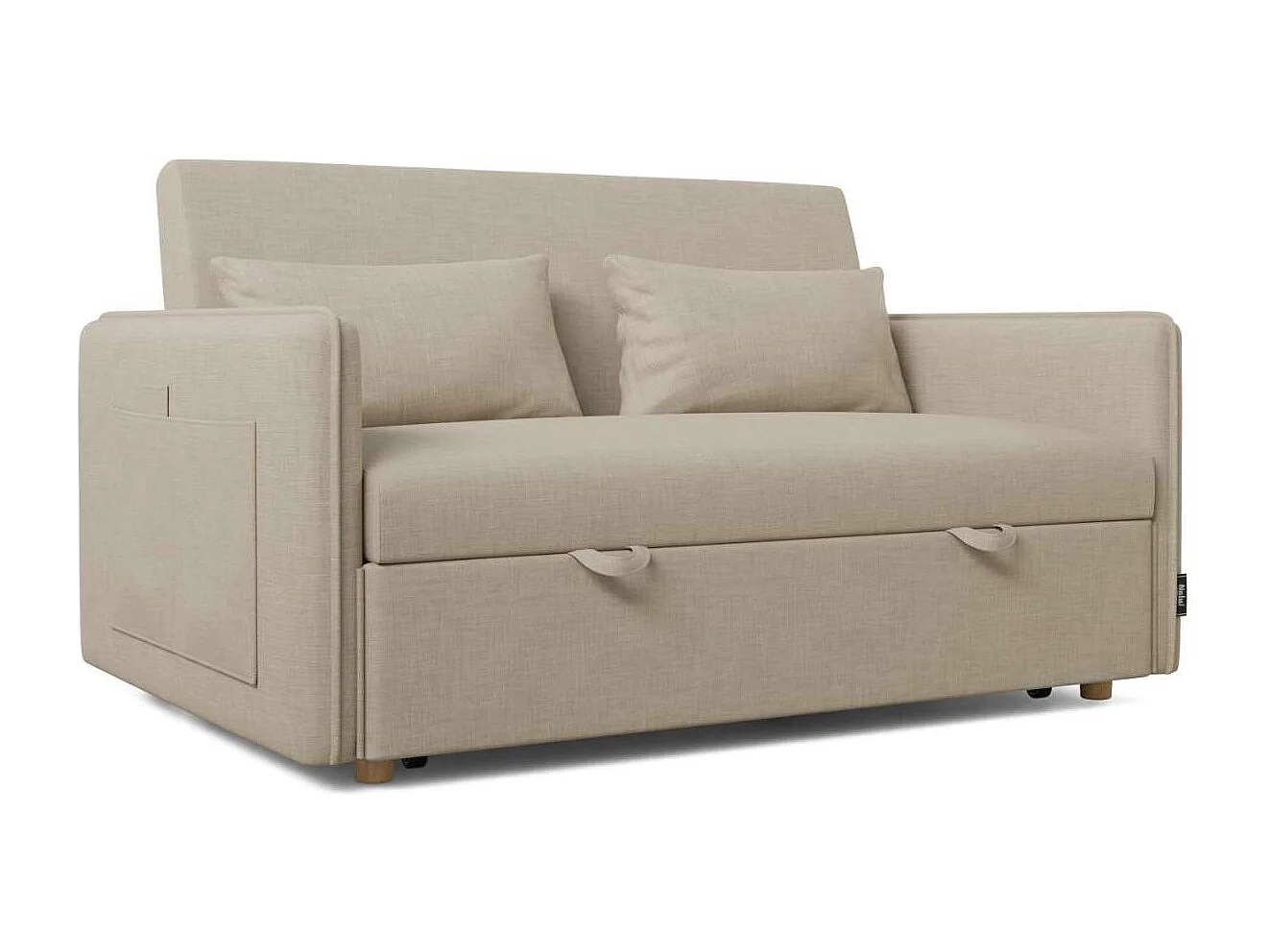 Sofá Cama  Nest 2 Beige - Nalui