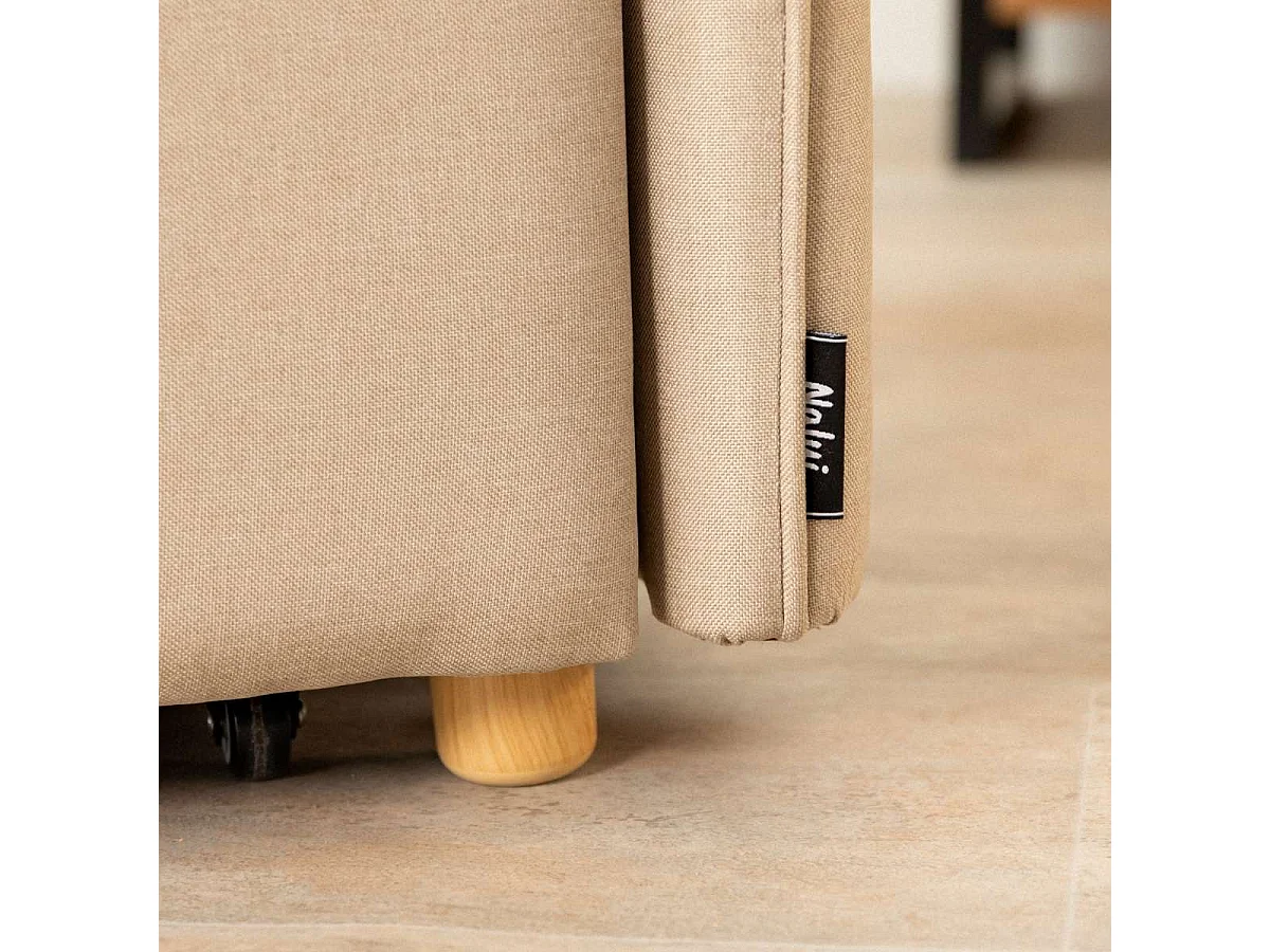 Sofá Cama  Nest 2 Beige - Nalui