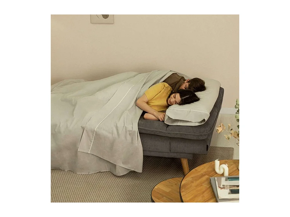 Sofá Cama  Cloud Lines Gris Antracita - Nalui