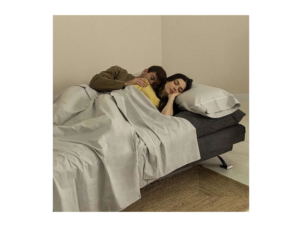 Sofá Cama  Cloud Dots Gris Antracita - Nalui