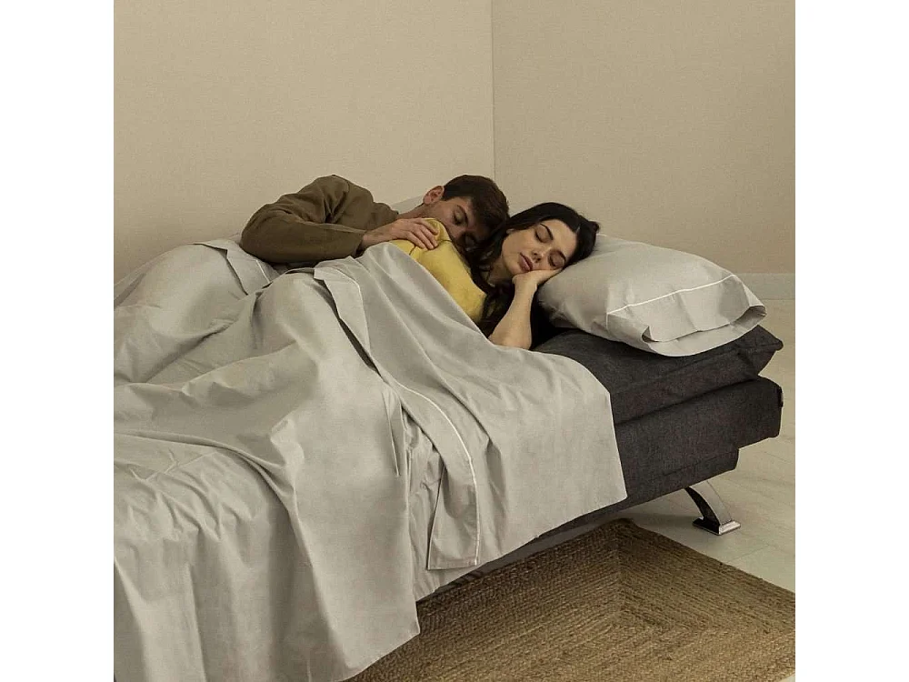 Sofá Cama  Cloud Dots Gris Antracita - Nalui