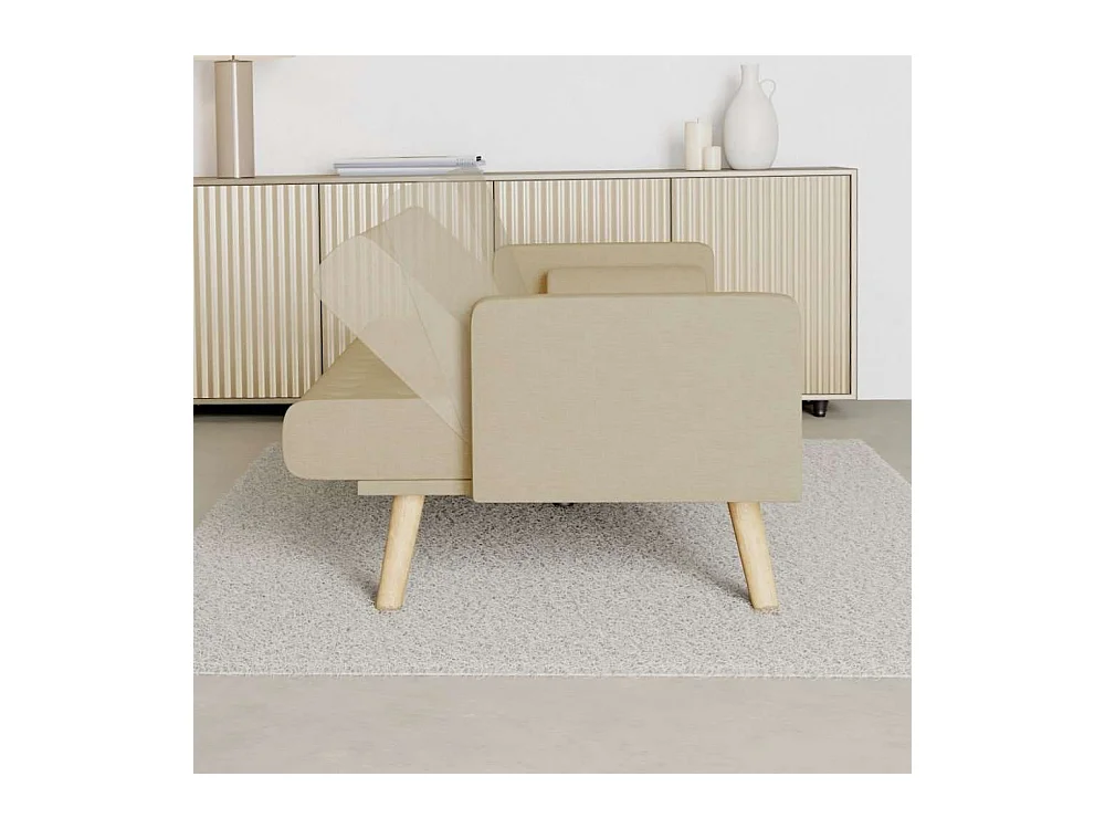 Sofá Cama  One Dots Beige - Nalui