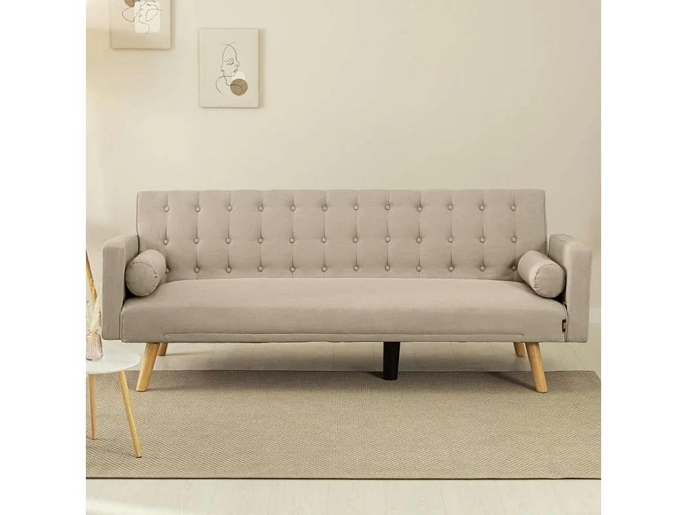 Sofá Cama  One Dots Beige - Nalui