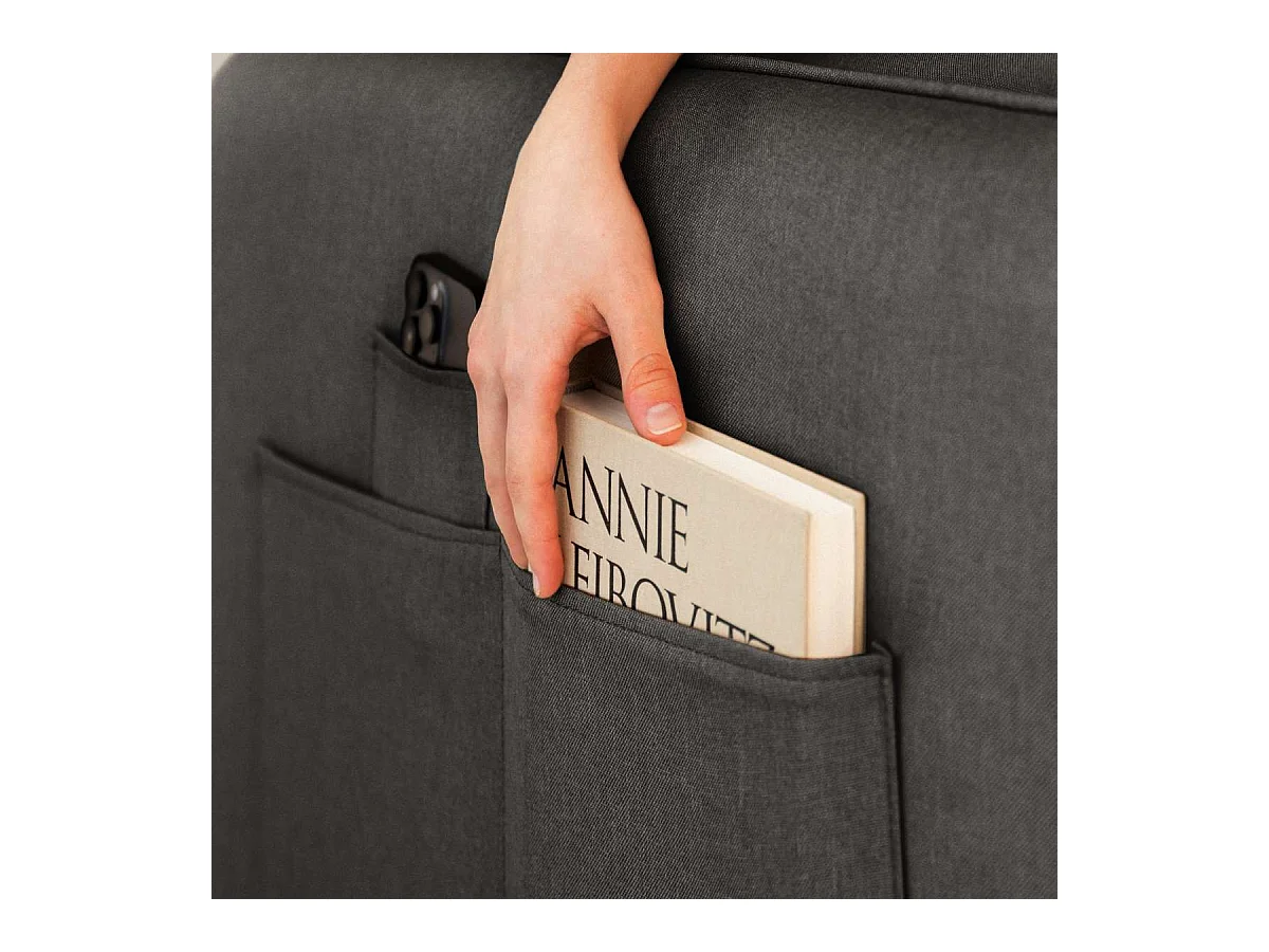 Sofá Cama  Nest 3 Gris Antracita - Nalui