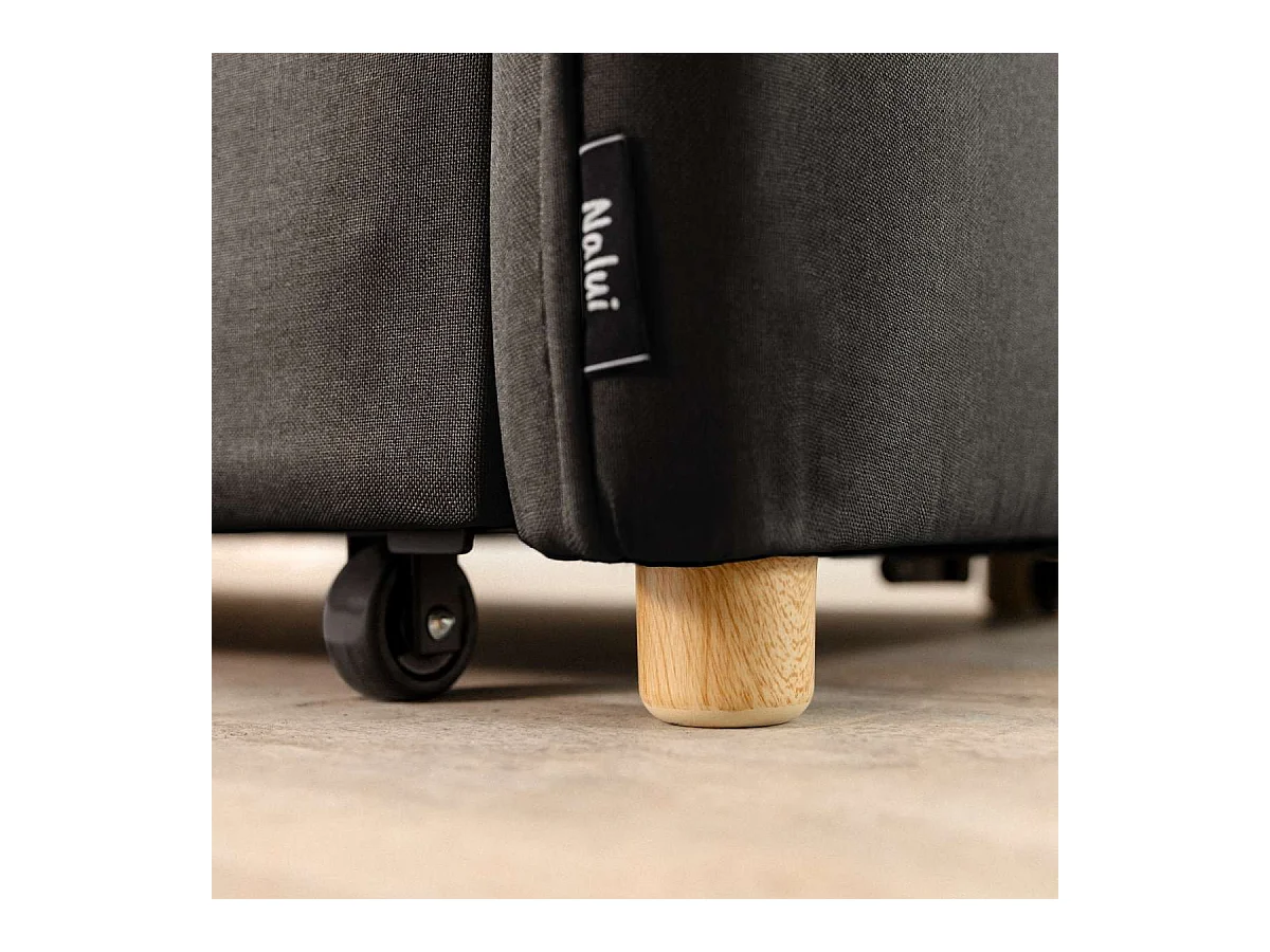 Sofá Cama  Nest 3 Gris Antracita - Nalui