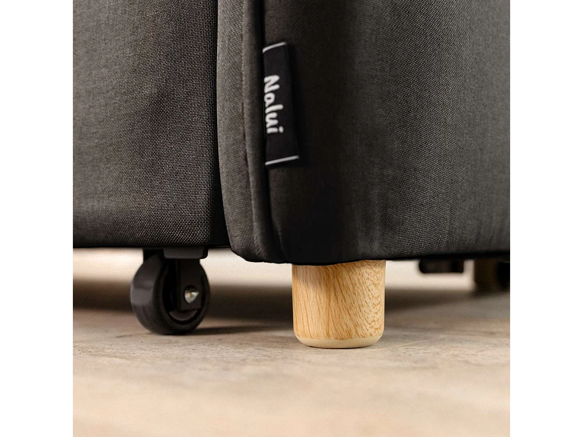 Sofá Cama  Nest 3 Gris Antracita - Nalui