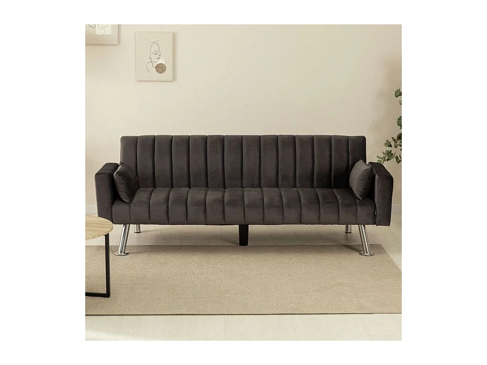 Sofá Cama  One Lines Gris Antracita - Nalui