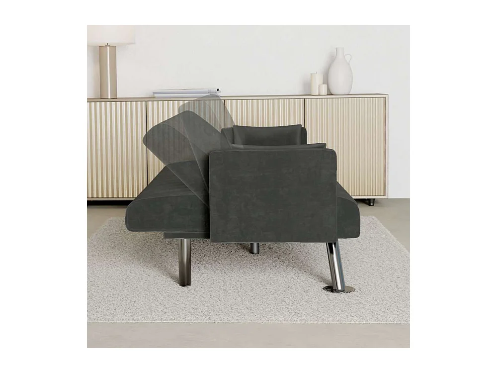 Sofá Cama  One Lines Gris Antracita - Nalui