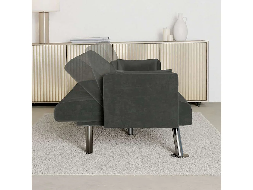 Sofá Cama  One Lines Gris Antracita - Nalui