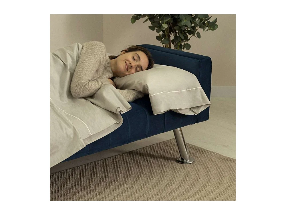 Sofá Cama  One Lines Azul Marino - Nalui