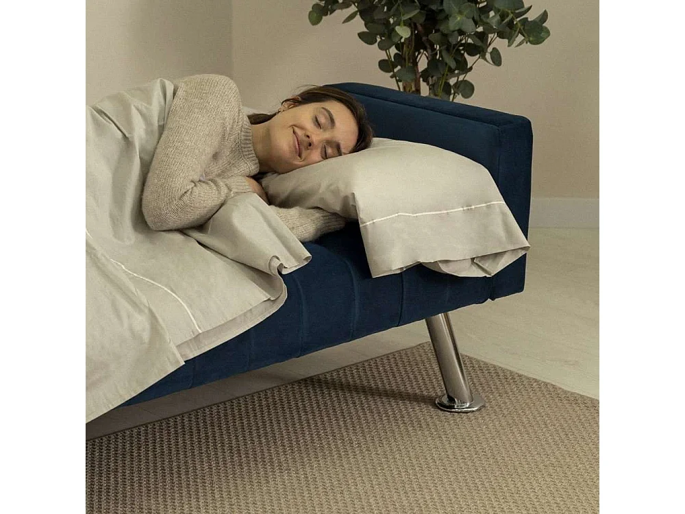 Sofá Cama  One Lines Azul Marino - Nalui