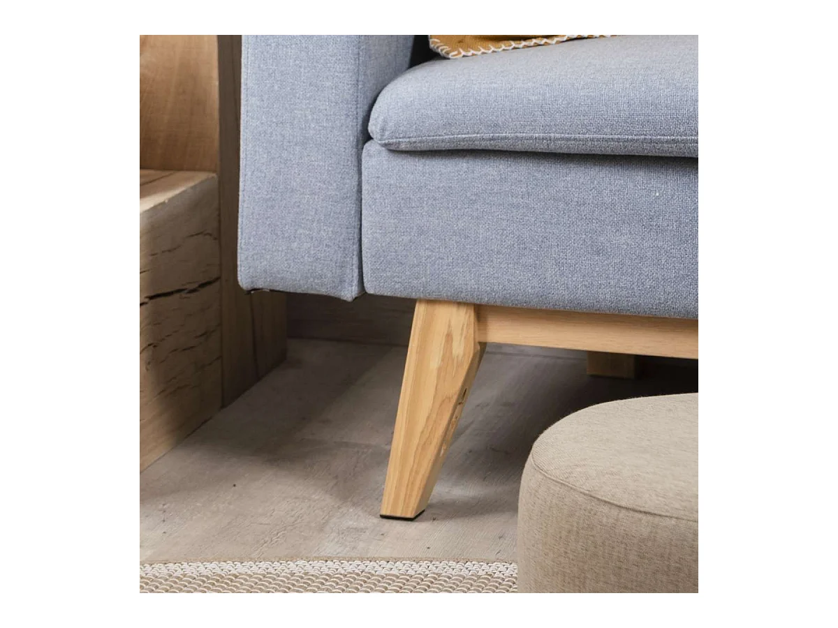 Sofá Cama  Reine Azul Celeste - Nalui