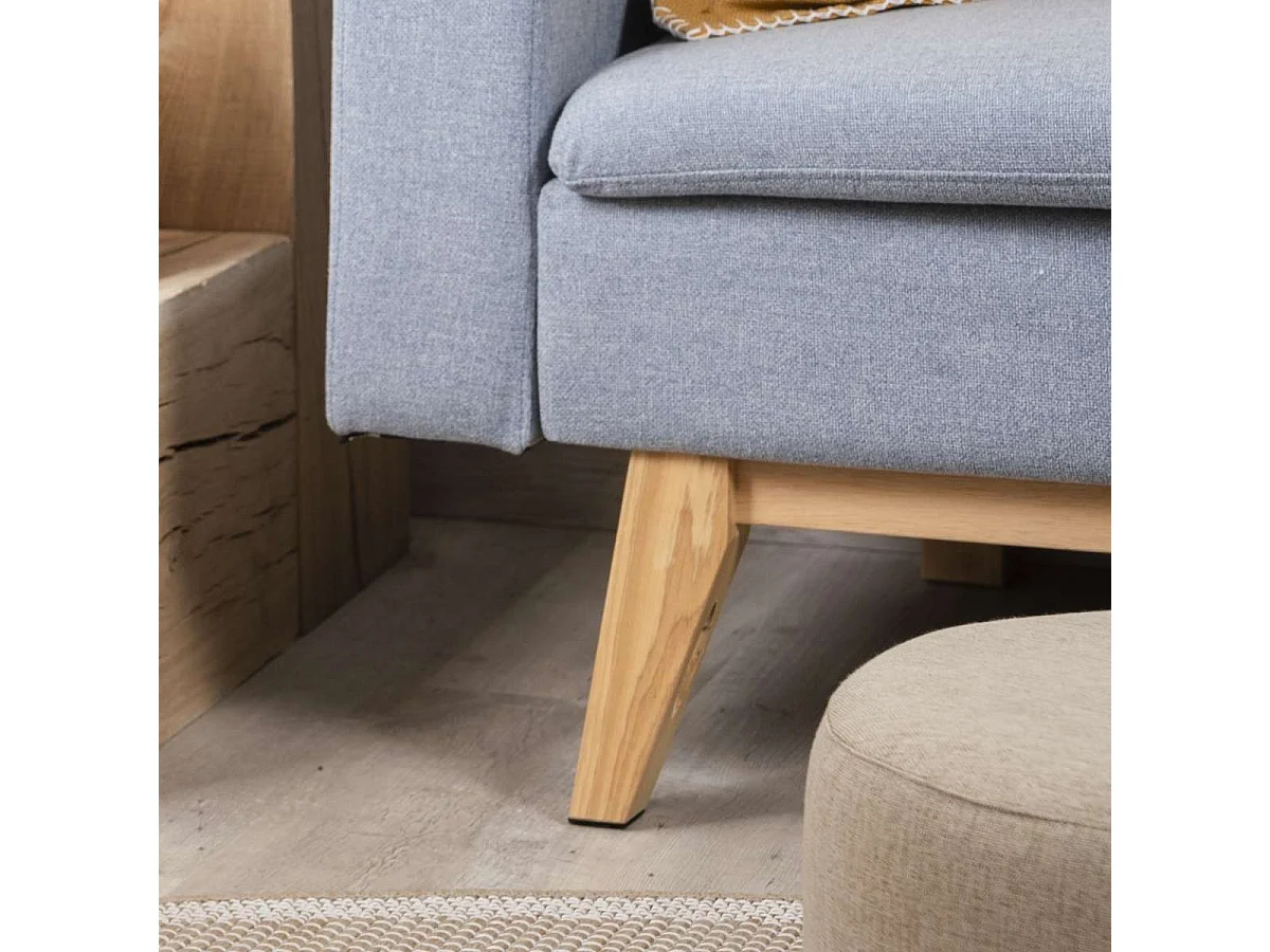 Sofá Cama  Reine Azul Celeste - Nalui