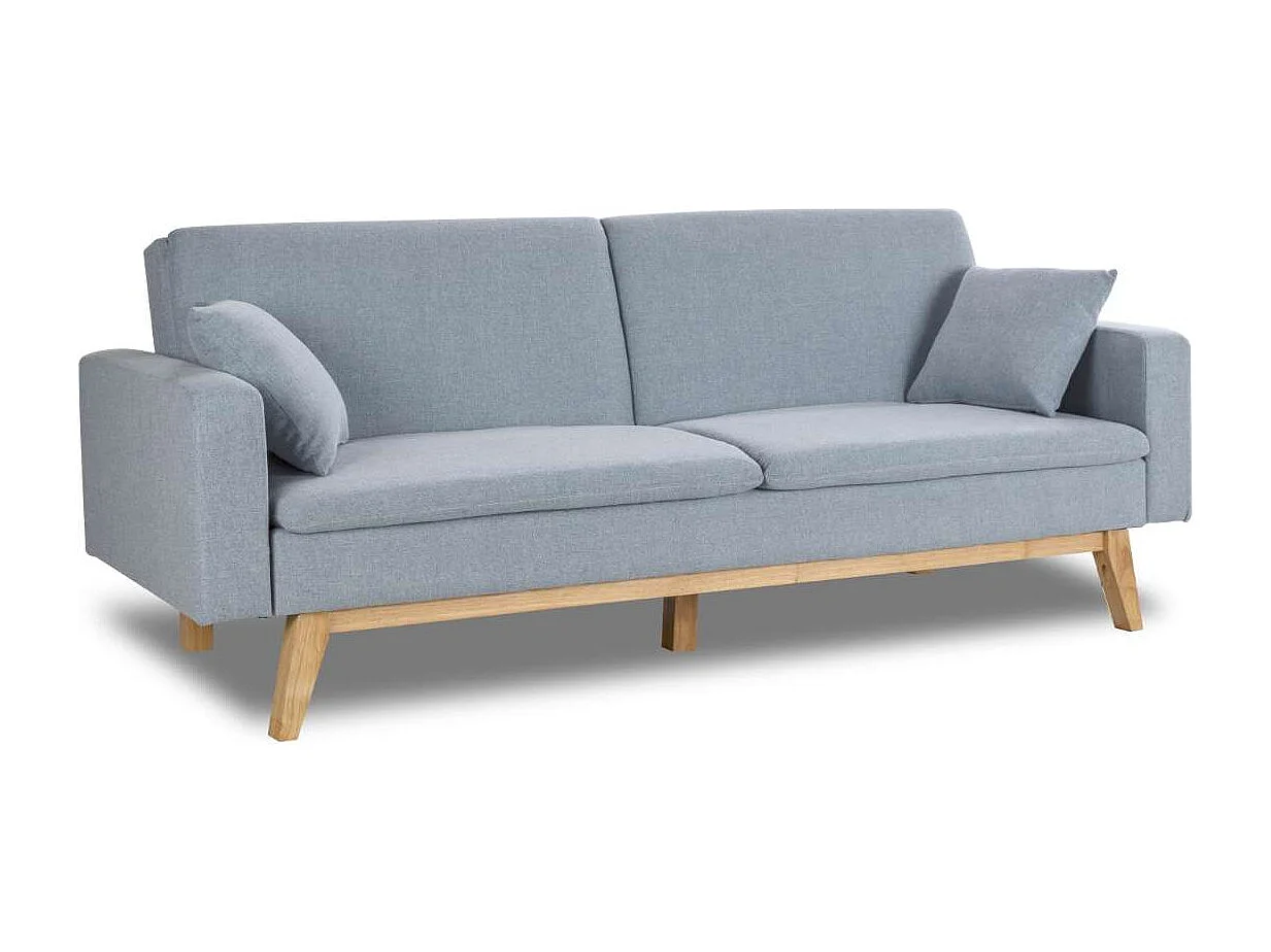 Sofá Cama  Reine Azul Celeste - Nalui