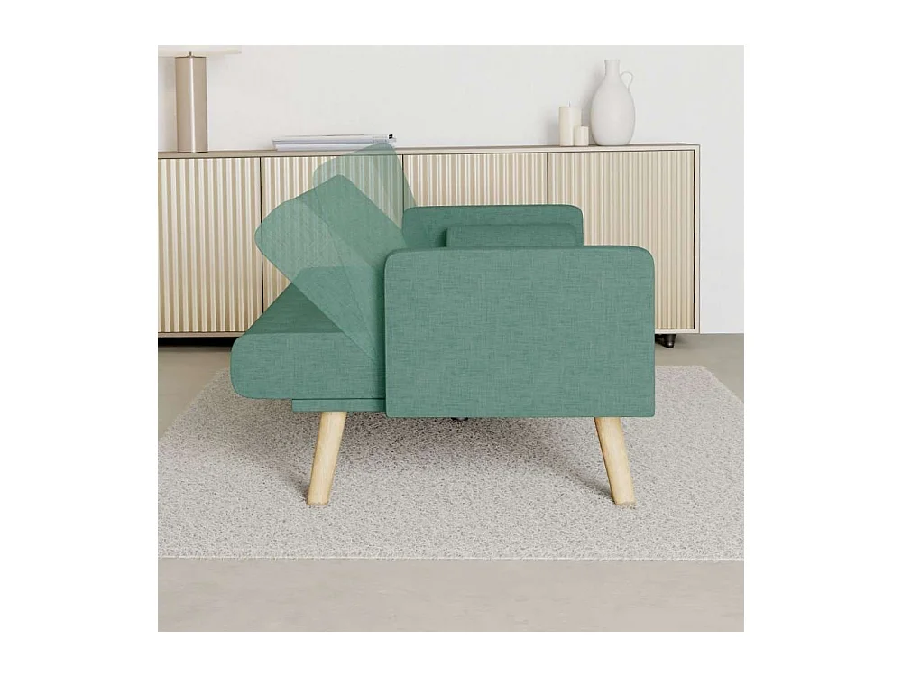 Sofá Cama  One Dots Verde - Nalui