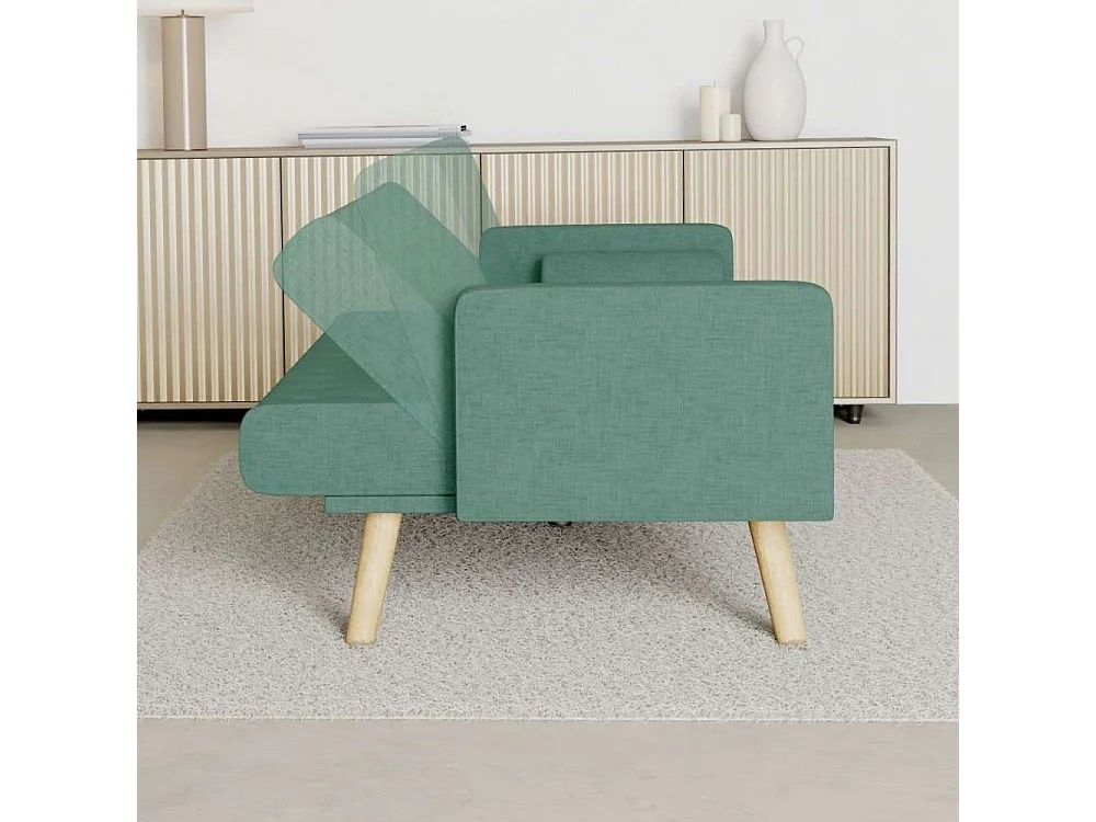 Sofá Cama  One Dots Verde - Nalui