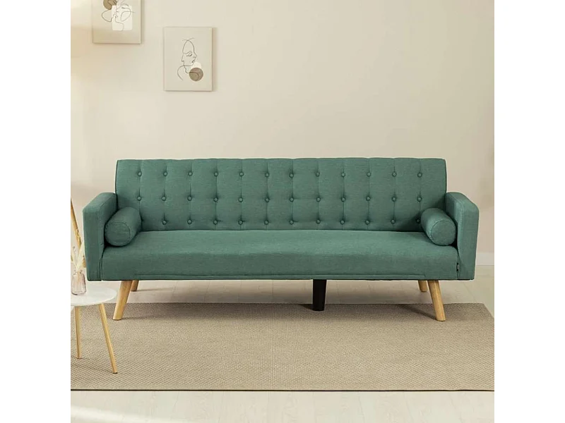 Sofá Cama  One Dots Verde - Nalui