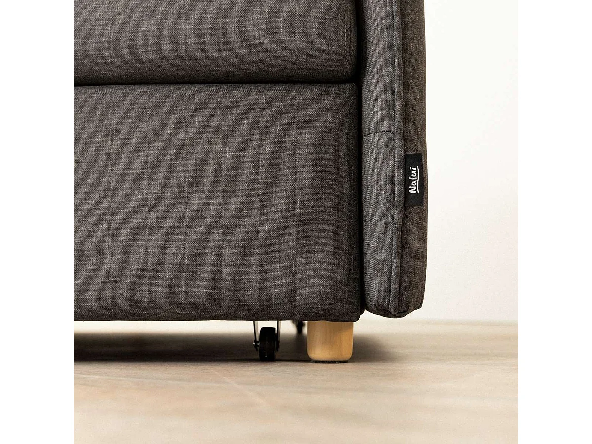 Sofá Cama  Nest 2 Gris Antracita - Nalui