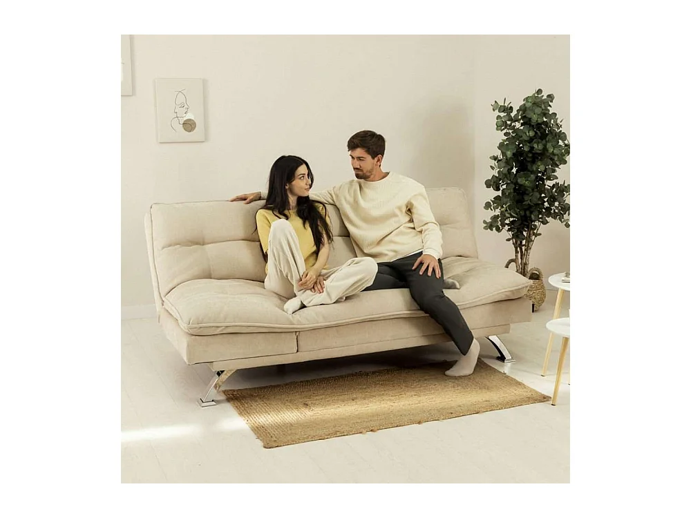 Sofá Cama  Cloud Dots Beige - Nalui