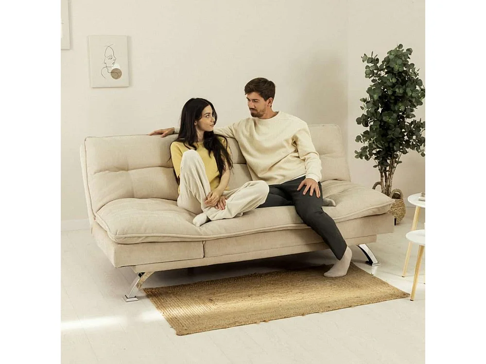 Sofá Cama  Cloud Dots Beige - Nalui