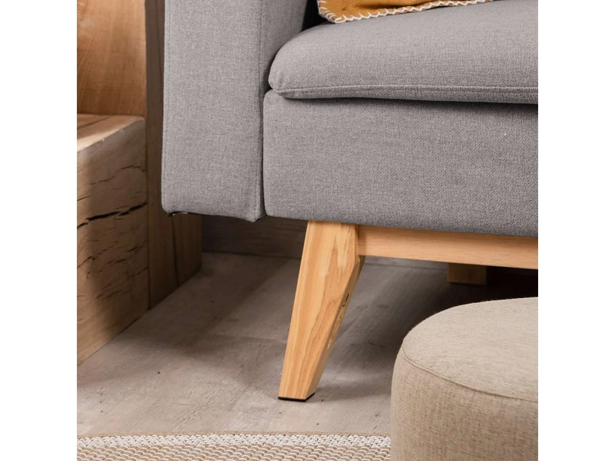 Sofá Cama  Reine Gris Claro - Nalui